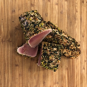 Tonijn Albacore Tataki Style